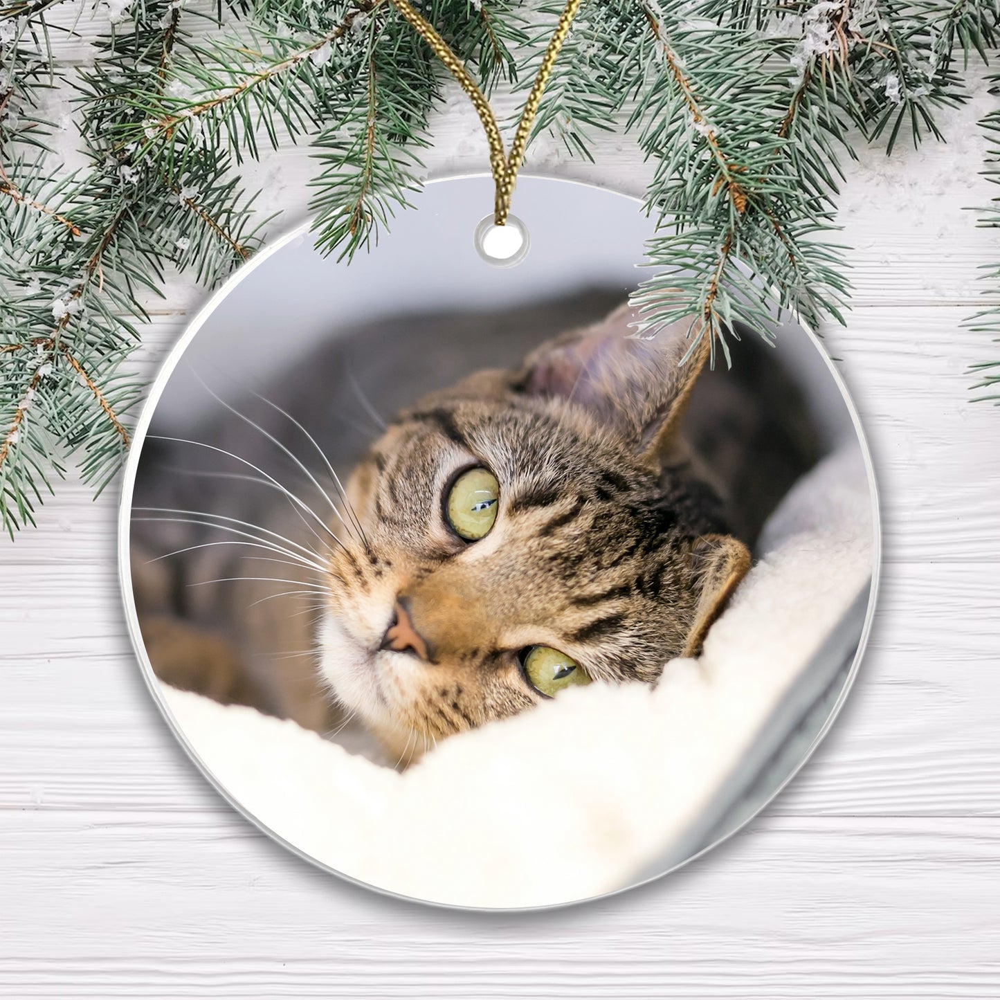 Personalised Full Photo Bauble - Upload any photo!