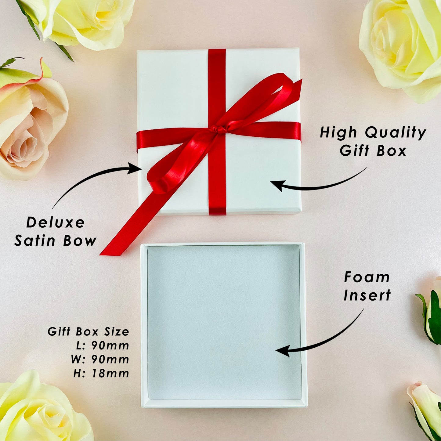 Personalised Partner Jewellery Gift Box Set - Bracelet & Necklace - Perfect for Valentines, Anniversary, Birthday, Christmas, Thank you