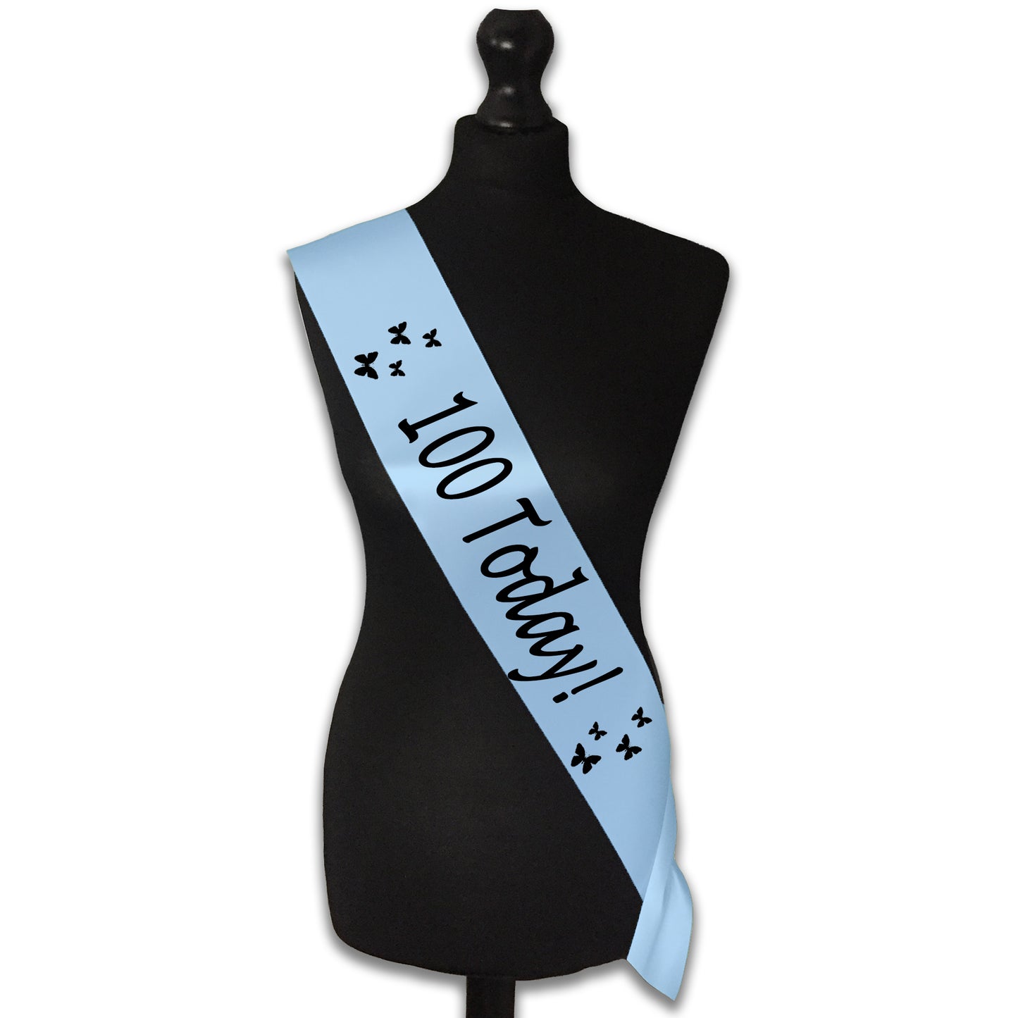 100 Today Birthday Sash - 100th Birthday Party - Happy 100th Birthday - Century Birthday - Choose from many colours