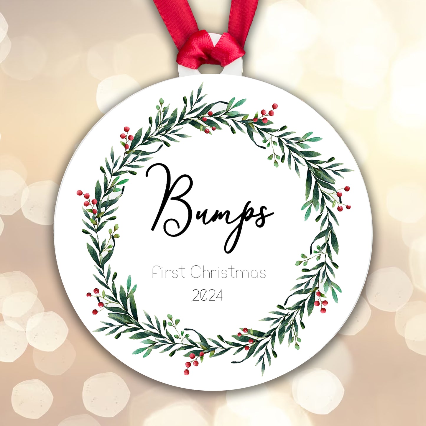 Bump's First Christmas Bauble 2024