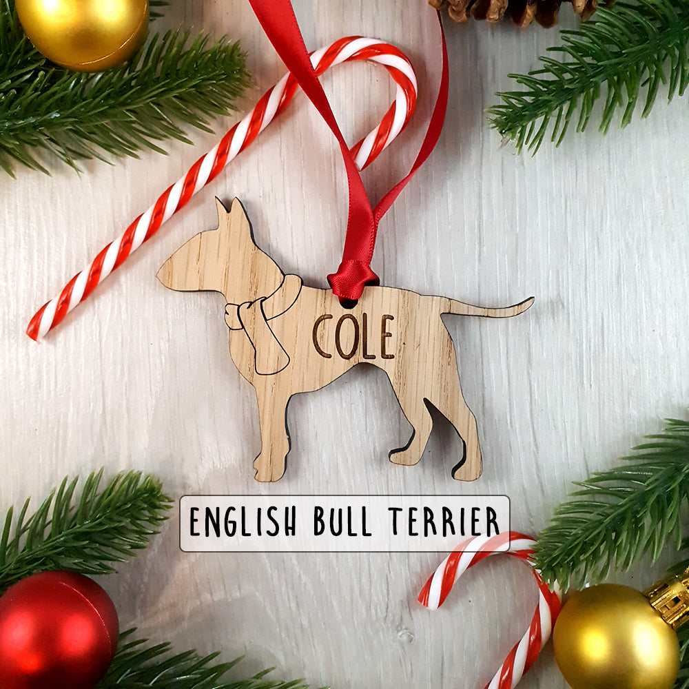 Personalised Dog Christmas Tree Decoration - Over 80+ Breeds!