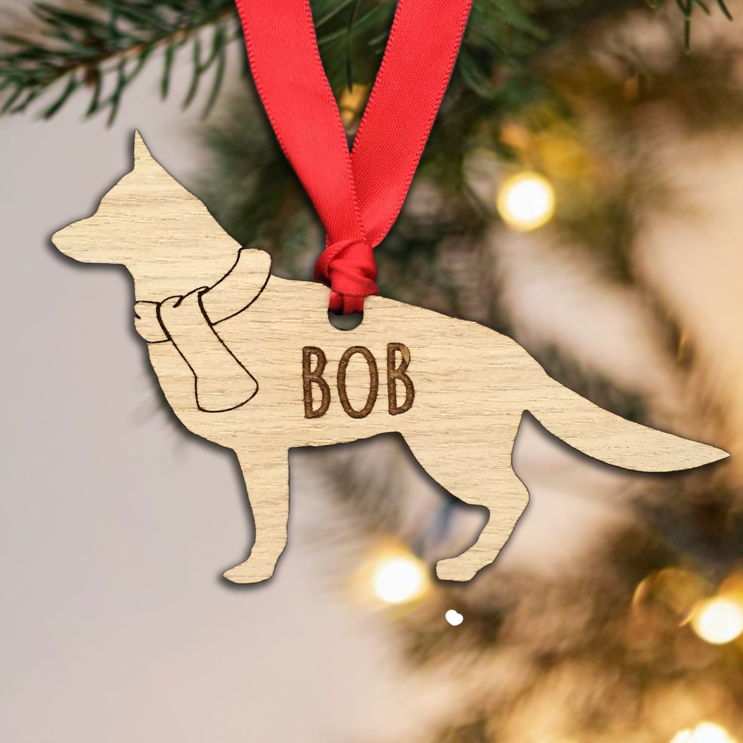 Personalised Dog Christmas Tree Decoration - Over 85+ Breeds!