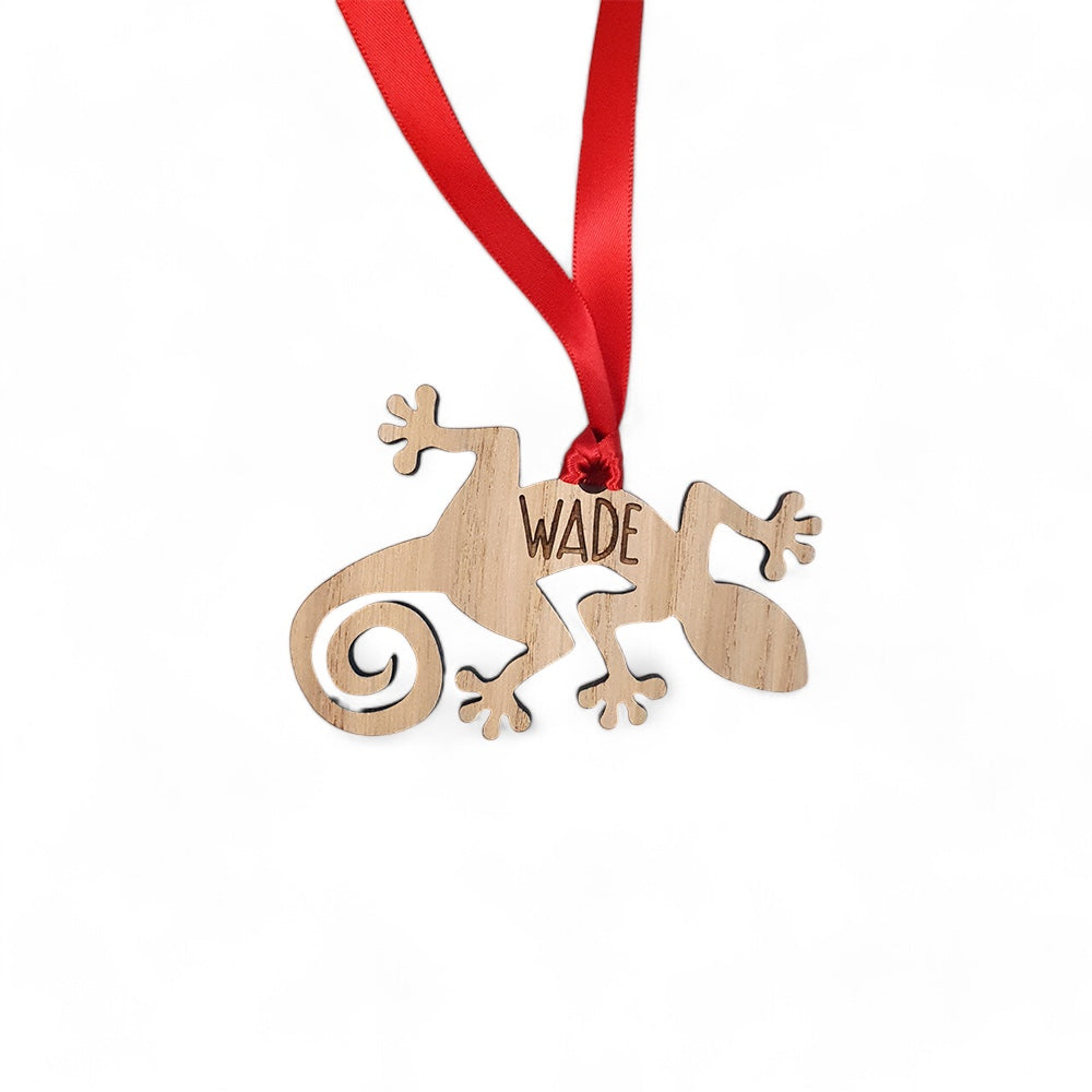 Personalised Animal Bauble - Lizard