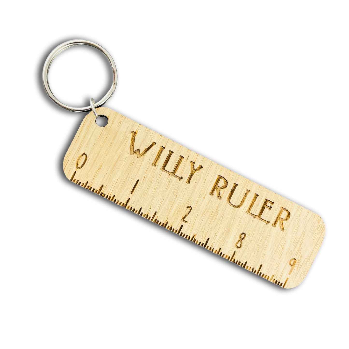 Willy Ruler Keyring - 9"