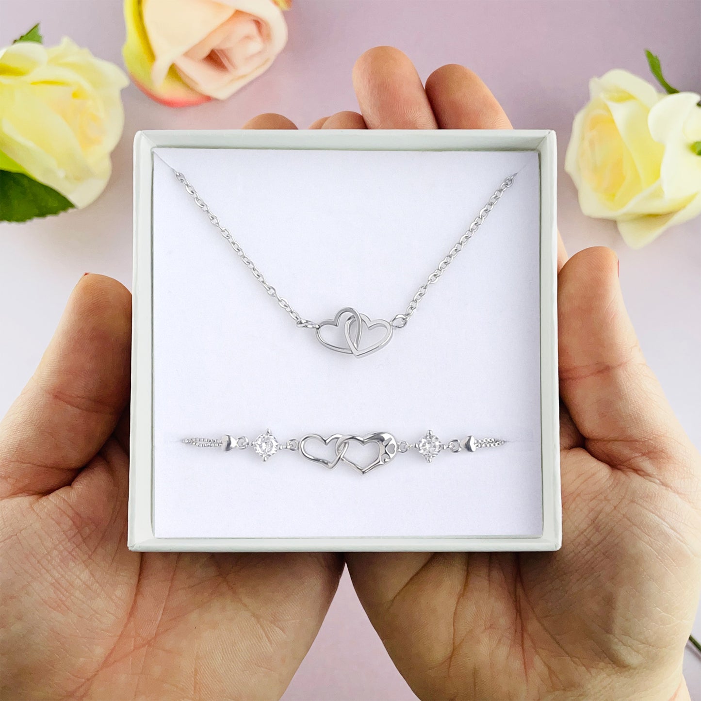 Special Friend Jewellery Set - Bracelet & Necklace