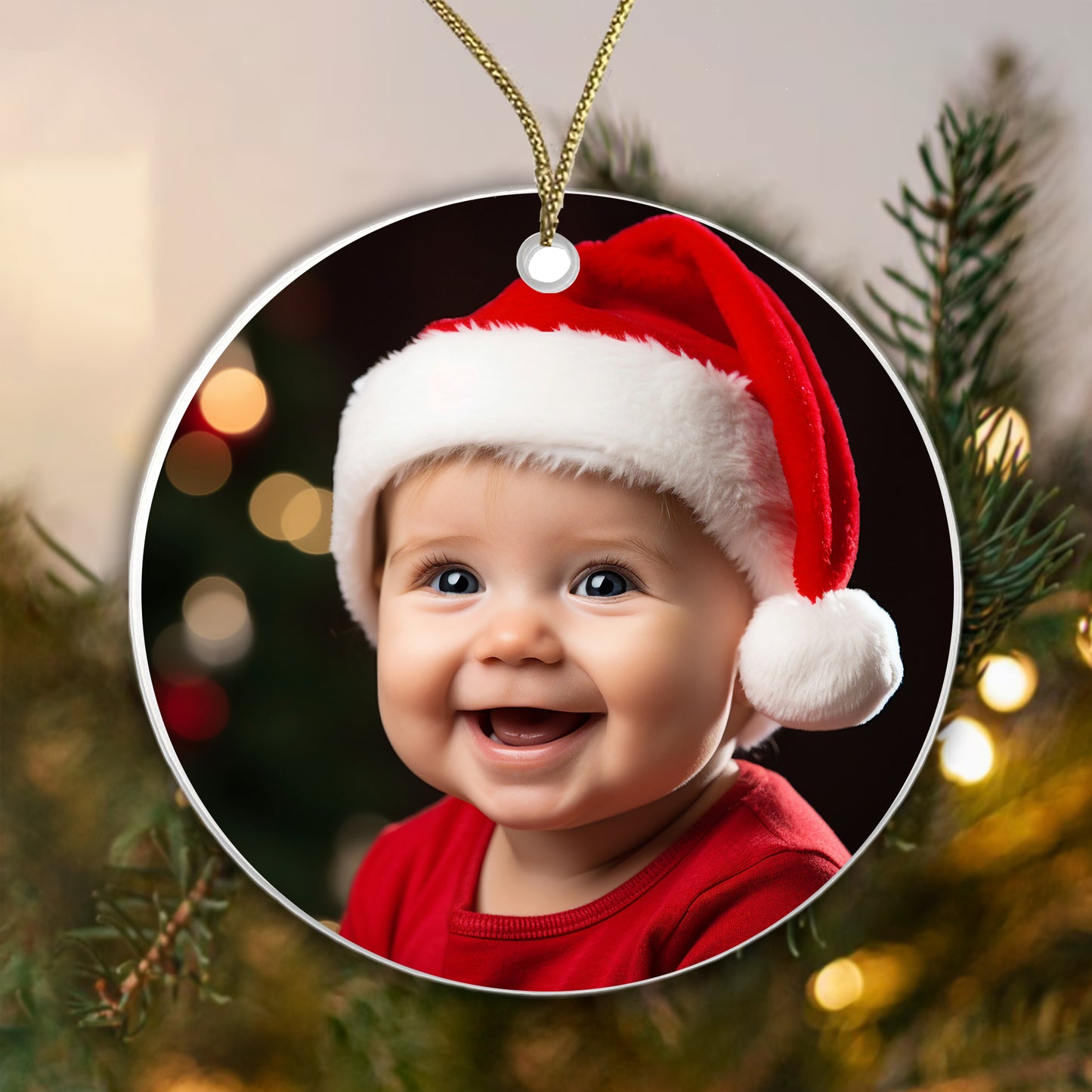 Personalised Full Photo Bauble - Upload any photo!