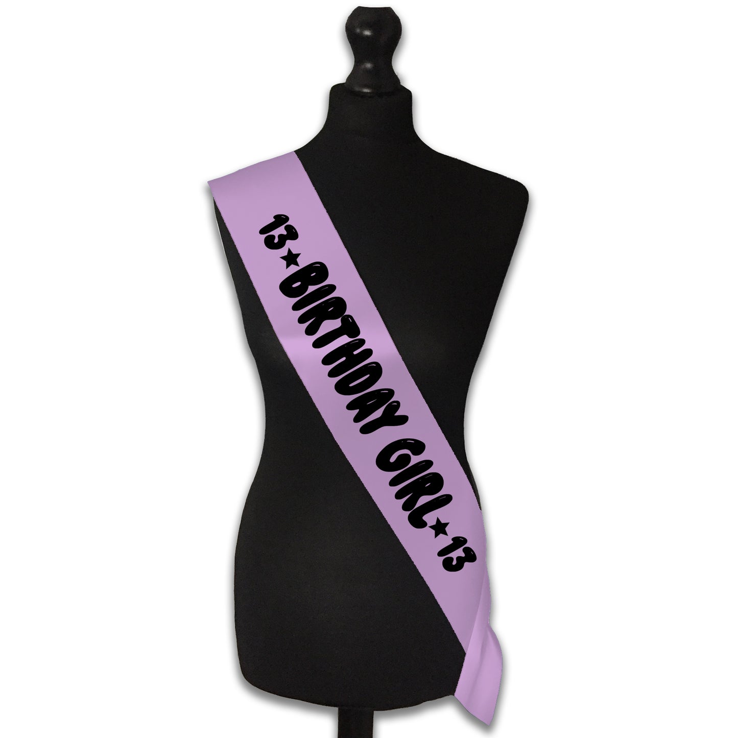 Birthday Girl 13 - 13th Birthday Sash - 13th Birthday Party - Happy Thirteenth Birthday - Teenager Today - Choose from many colours
