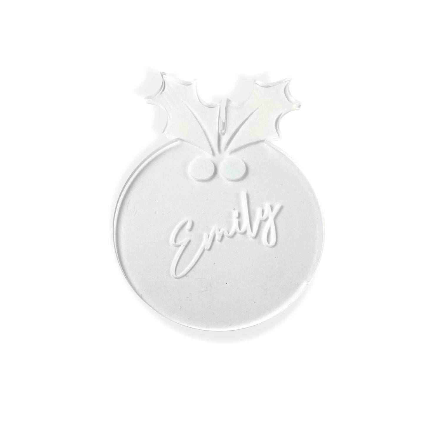 Personalised Christmas Pudding Place Name Large Decoration - Add any name!