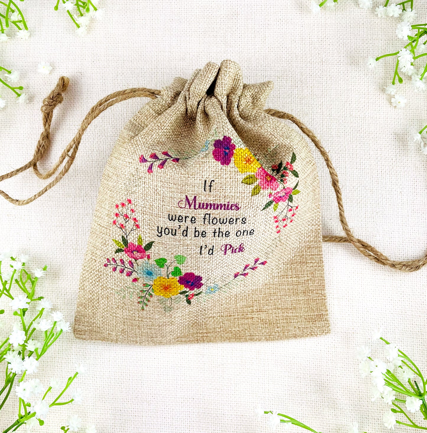 Mummy Gift Flower Seed Bag - If Mummies were Flowers You'd be The one I'd Pick - Gardening Gift