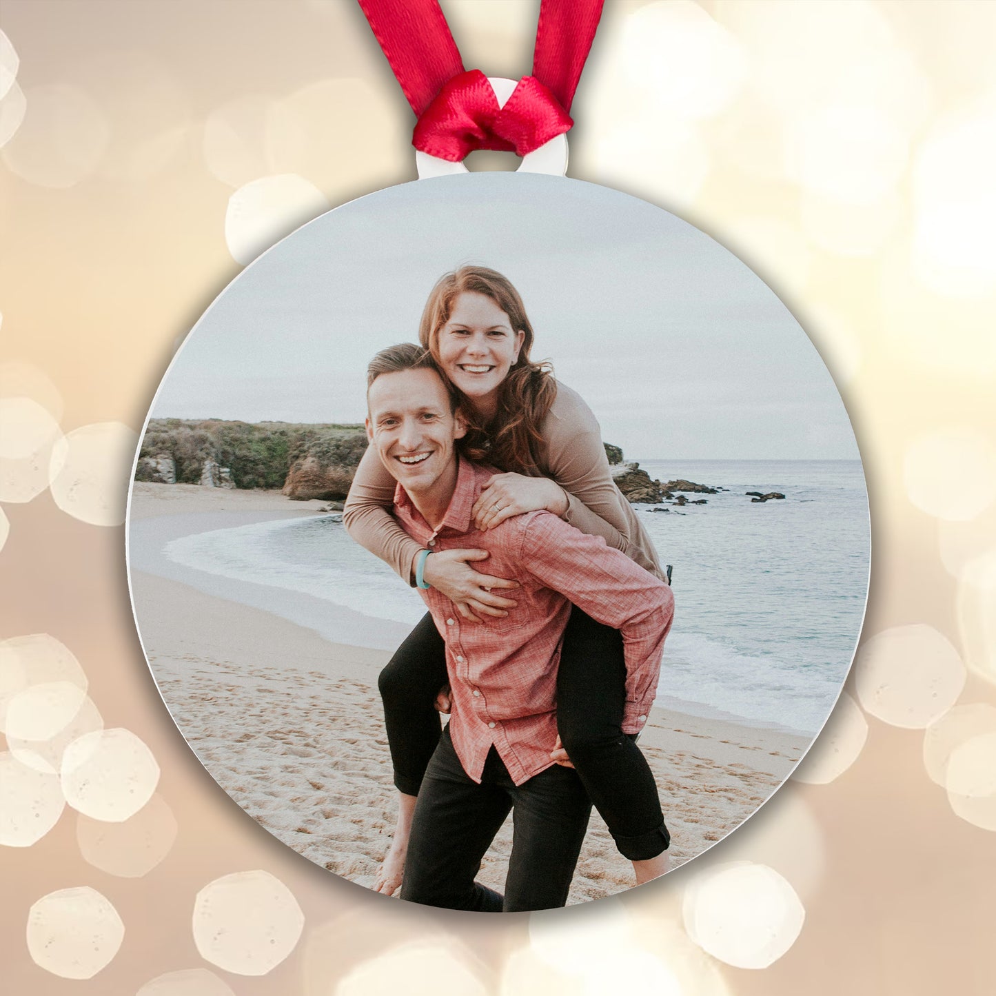 Personalised Full Photo Bauble - Upload any photo!
