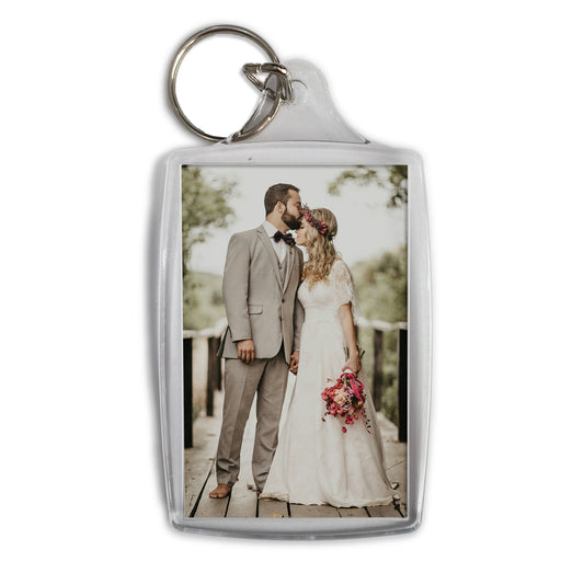 Personalised Full Photo Paper Keyring