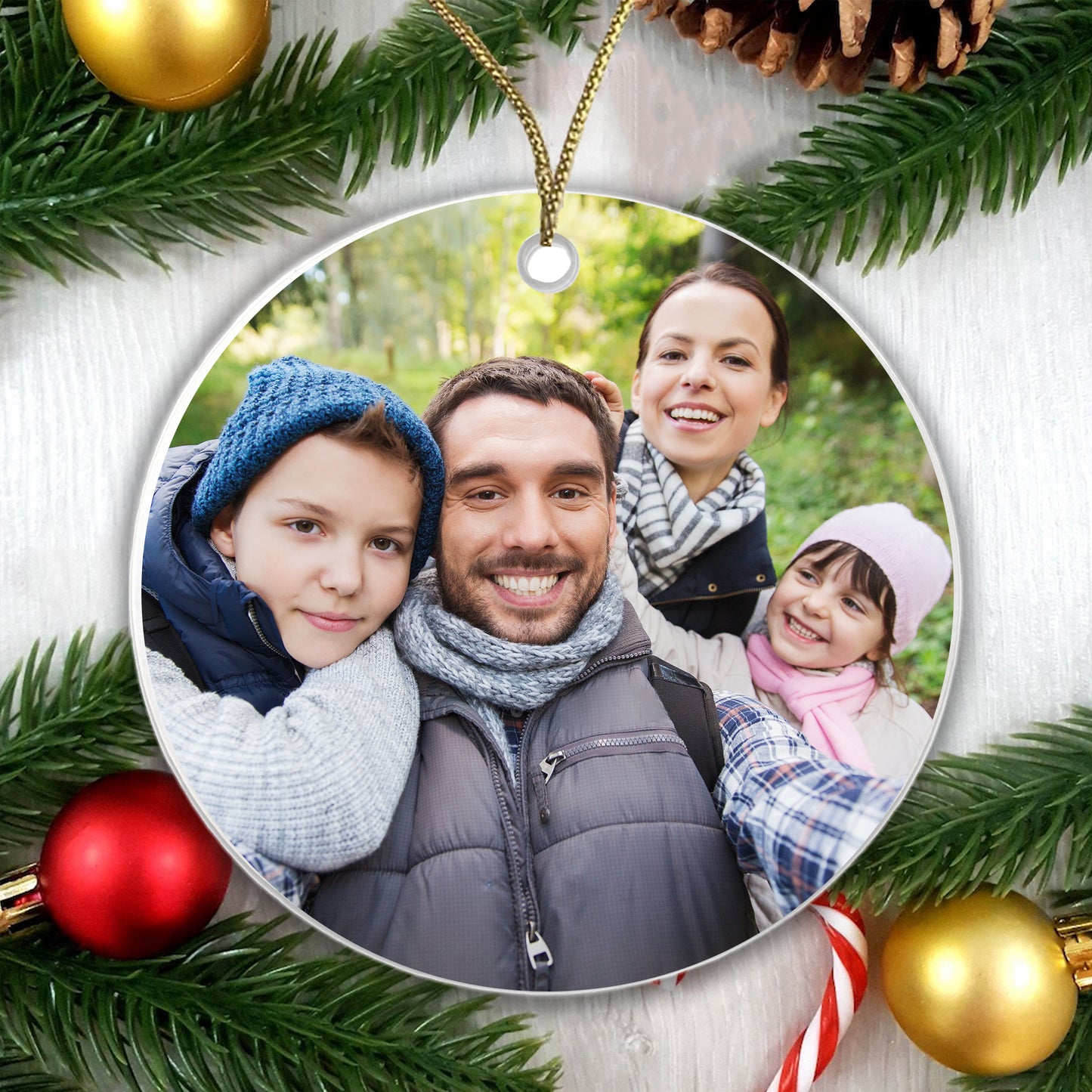 Personalised Full Photo Bauble - Upload any photo!