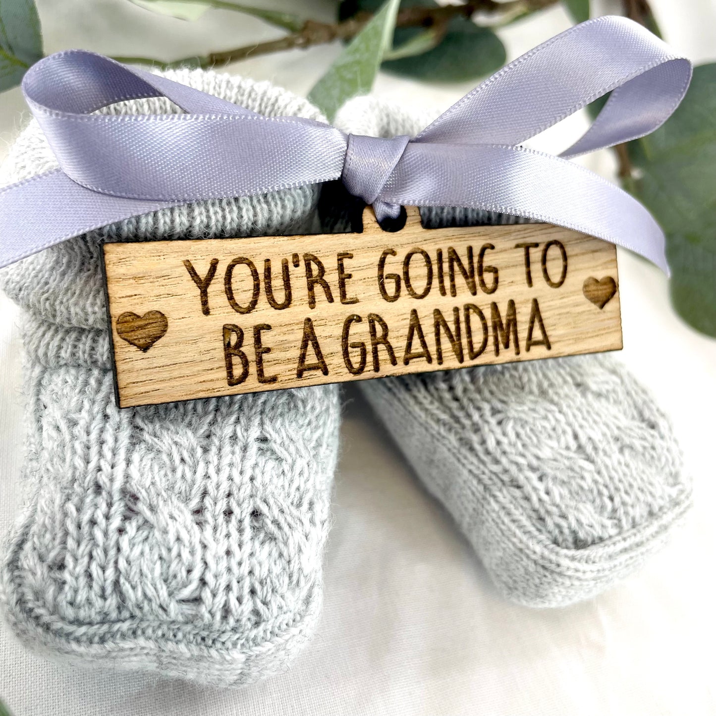 Guess What - Grey Booties - Any Name