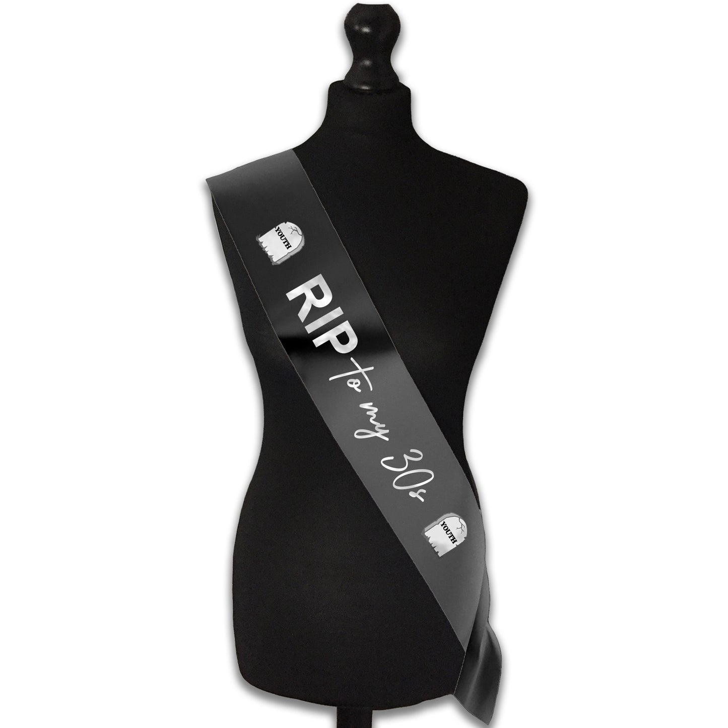 RIP to my 30's - 40th Birthday Sash