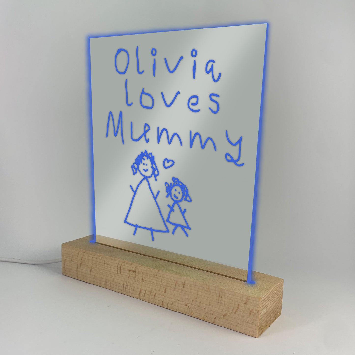 Personalised Mother's Day Acrylic Light - Colour