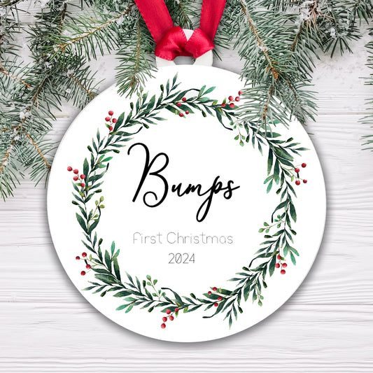 Bump's First Christmas Bauble 2024