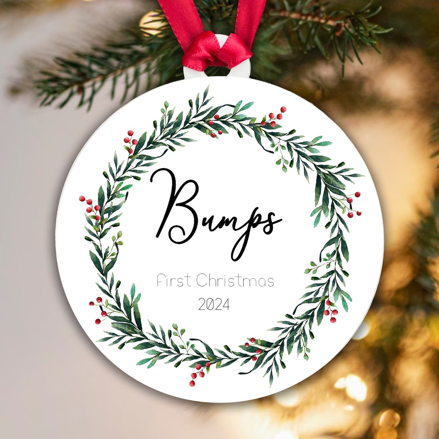 Bump's First Christmas Bauble 2024