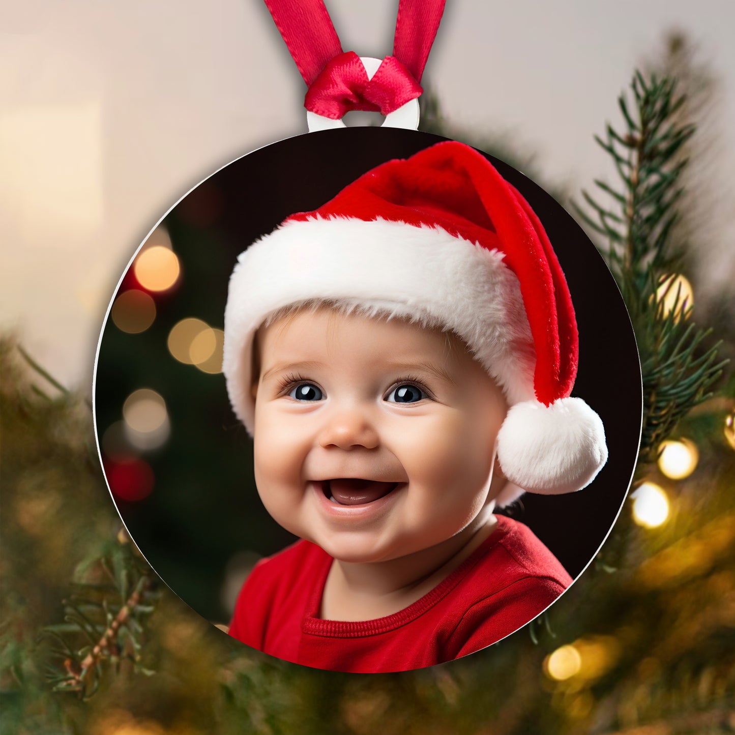 Personalised Full Photo Bauble - Upload any photo!