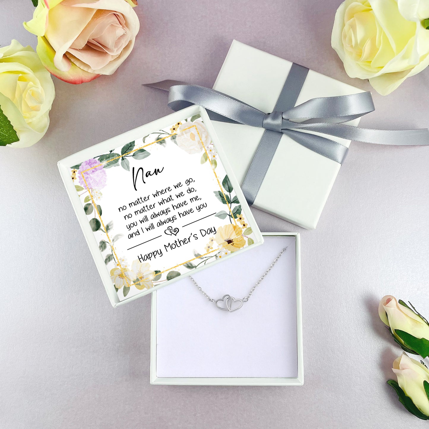 Nan Jewellery Set No Matter Where We Go - Bracelet & Necklace
