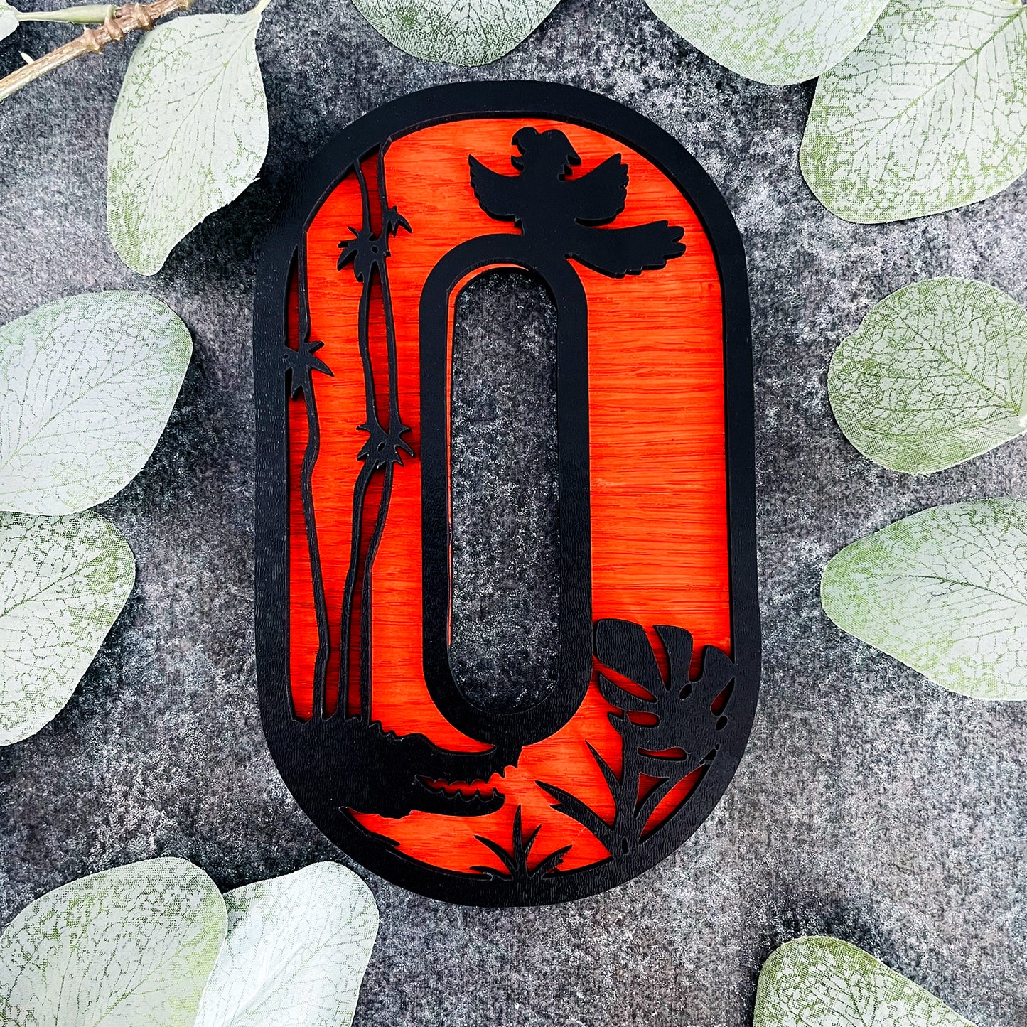 Personalised Wooden Safari Bedroom Wall Letter Decoration - Wall Letter Sign - Nursery Decor - Kids Bedroom