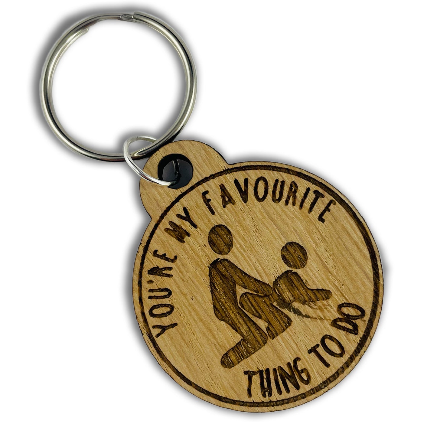 You're My Favourite Thing To Do Keyring - Couple - Valentines, Birthday, Anniversary