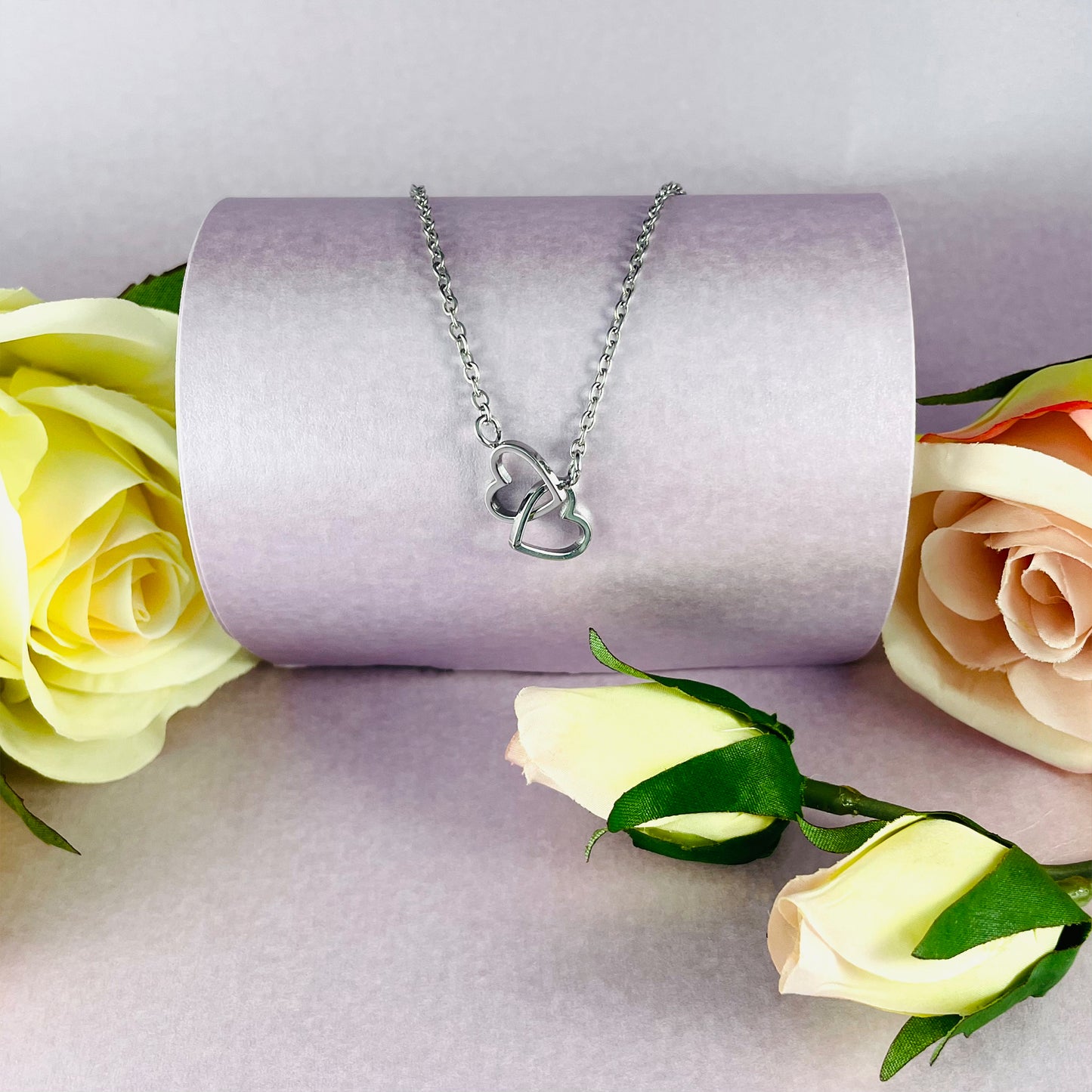 Personalised Partner Jewellery Gift Box Set - Bracelet & Necklace - Perfect for Valentines, Anniversary, Birthday, Christmas, Thank you