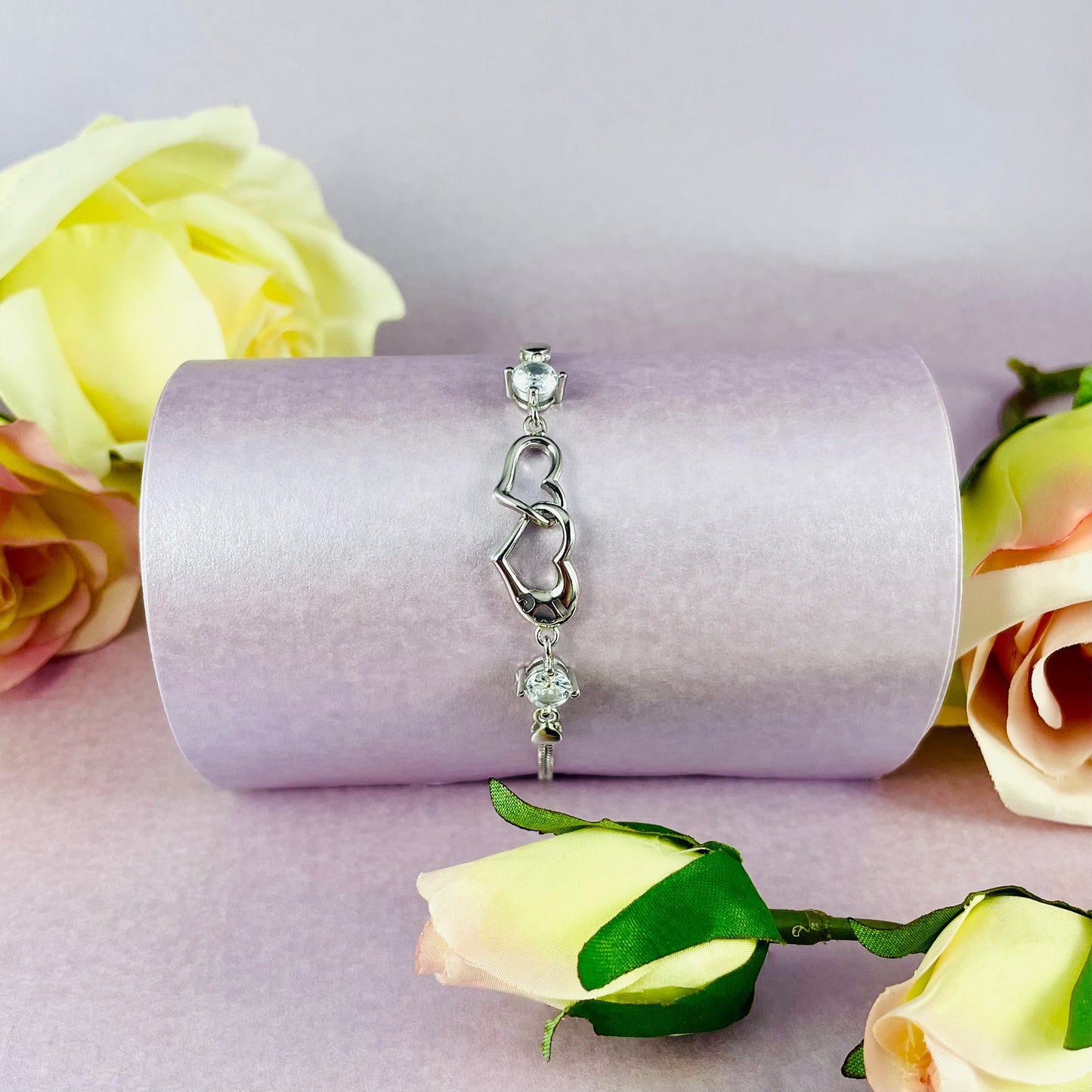 Personalised Partner Jewellery Gift Box Set - Bracelet & Necklace - Perfect for Valentines, Anniversary, Birthday, Christmas, Thank you