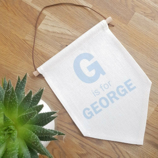 Personalised Flag - Letter is for Name