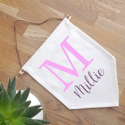 Personalised Flag - Fancy Initial