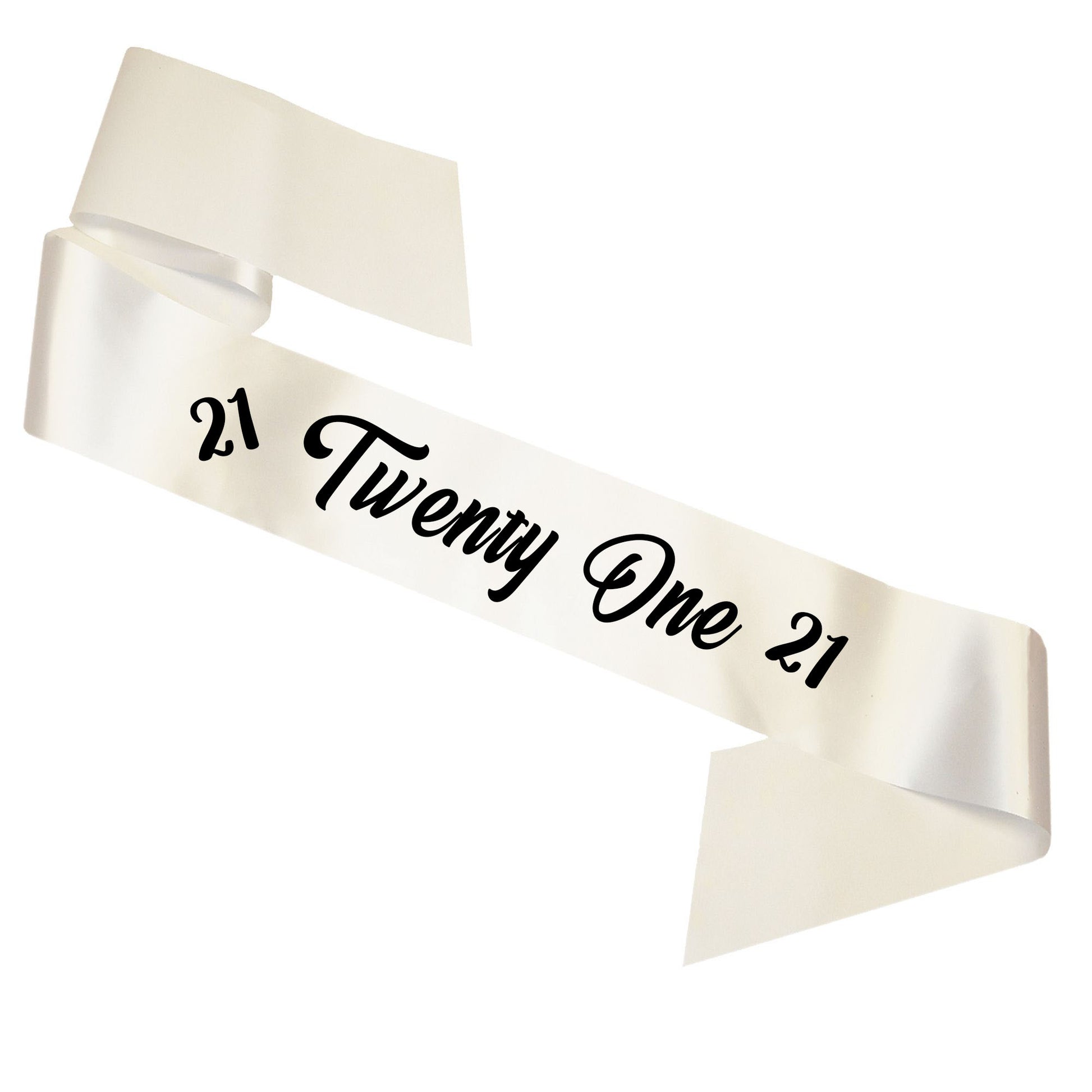 Twenty One Sash & Banner