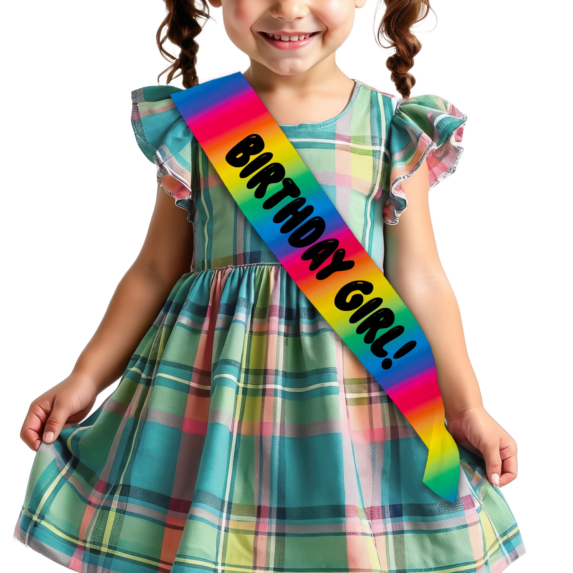 Birthday Girl! - Happy Birthday Sash - Kids Birthday Party Gift - Gifts For Her - Choose from many colours