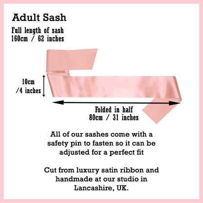 Personalised Sash for Any Occasion!
