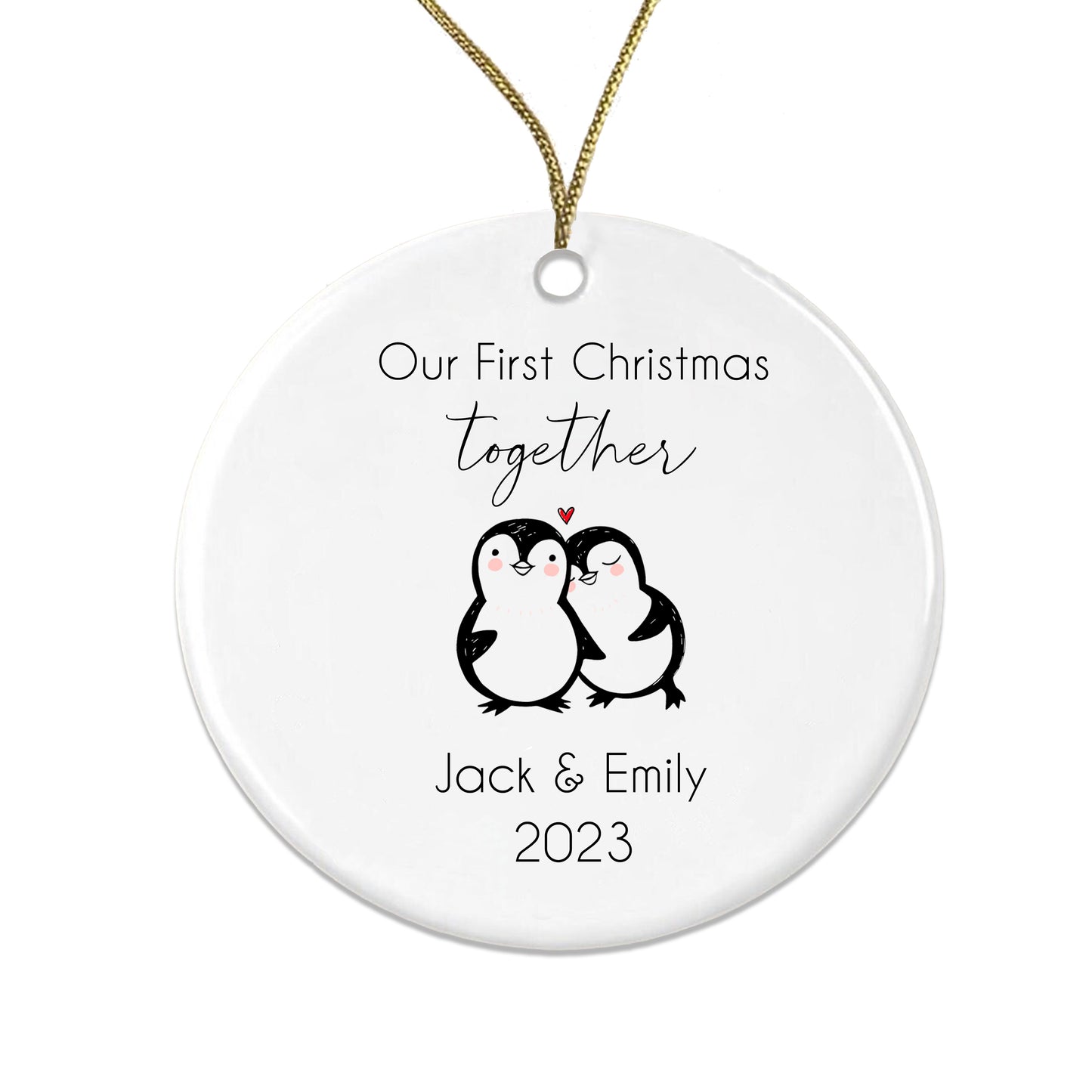 First Christmas Together Bauble