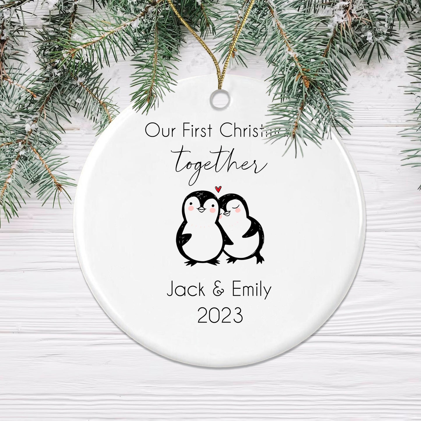 First Christmas Together Bauble