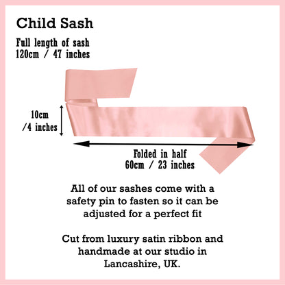 Personalised Children's Sash