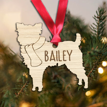 Personalised Dog Christmas Tree Decoration - Over 85+ Breeds!