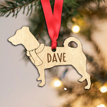 Personalised Dog Christmas Tree Decoration - Over 85+ Breeds!