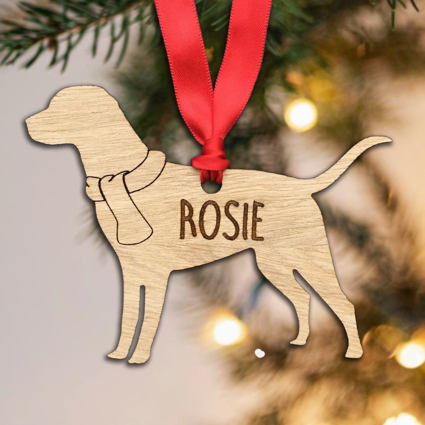 Personalised Dog Christmas Tree Decoration - Over 85+ Breeds!