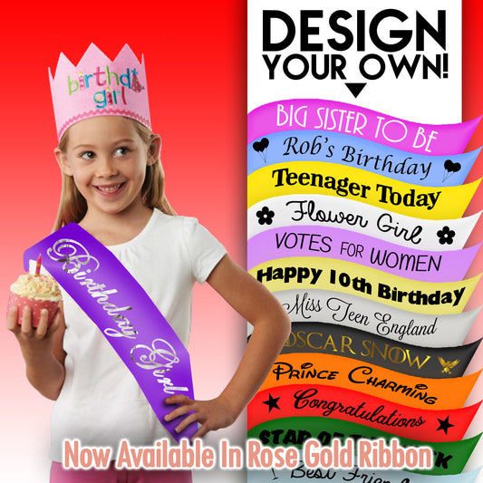 Personalised Children's Sash