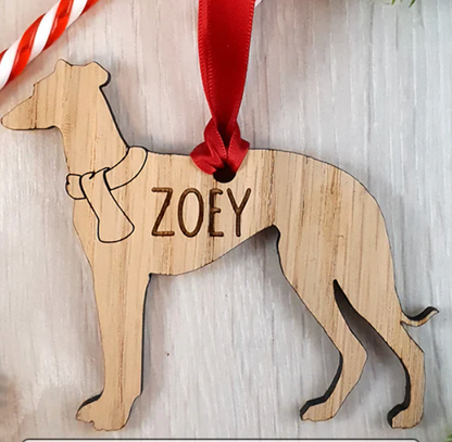 Personalised Dog Christmas Tree Decoration - Over 85+ Breeds!
