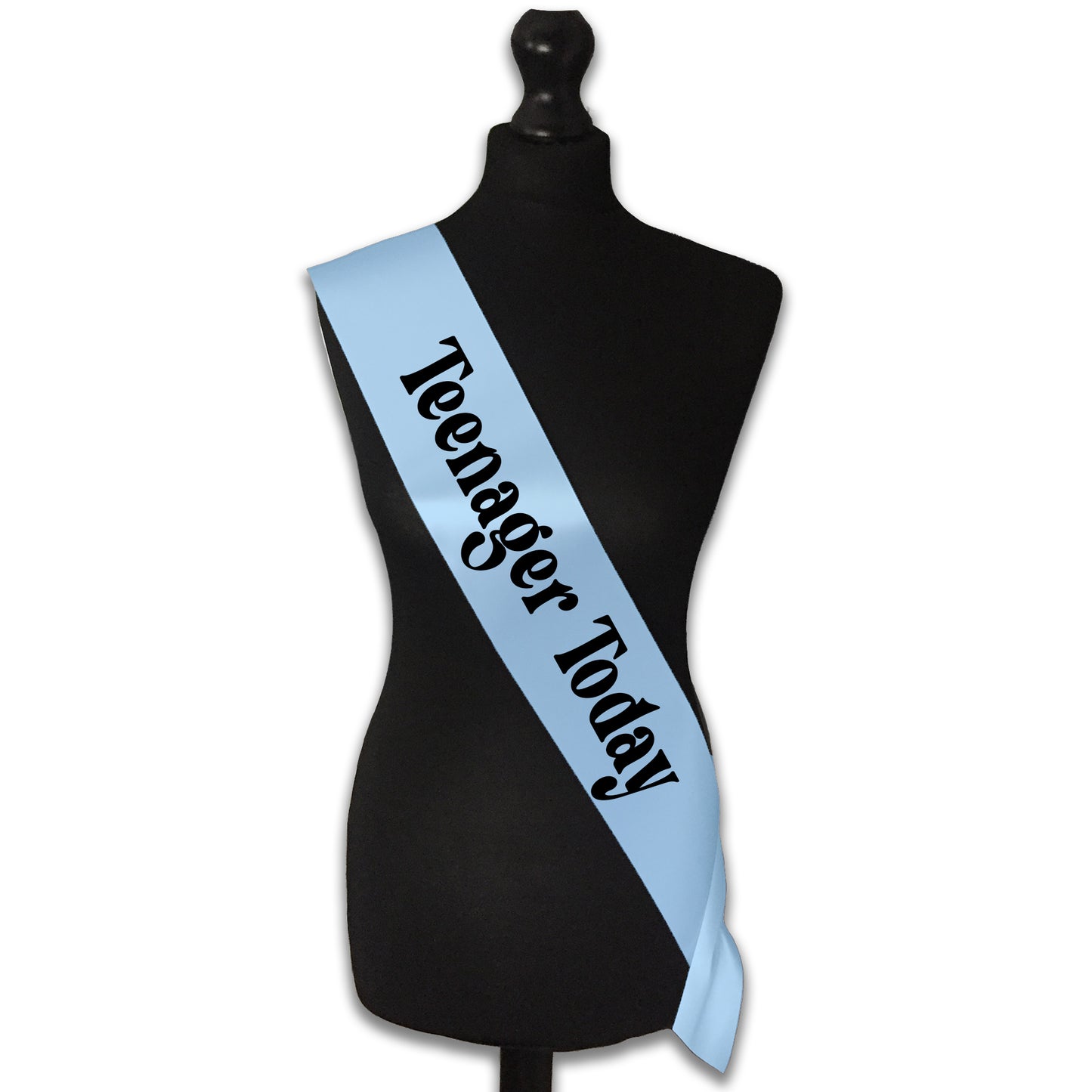 Teenager Today 13th Birthday Sash - 13th Birthday Party - Happy Thirteenth  Birthday - Teenager Today - Choose from many colours