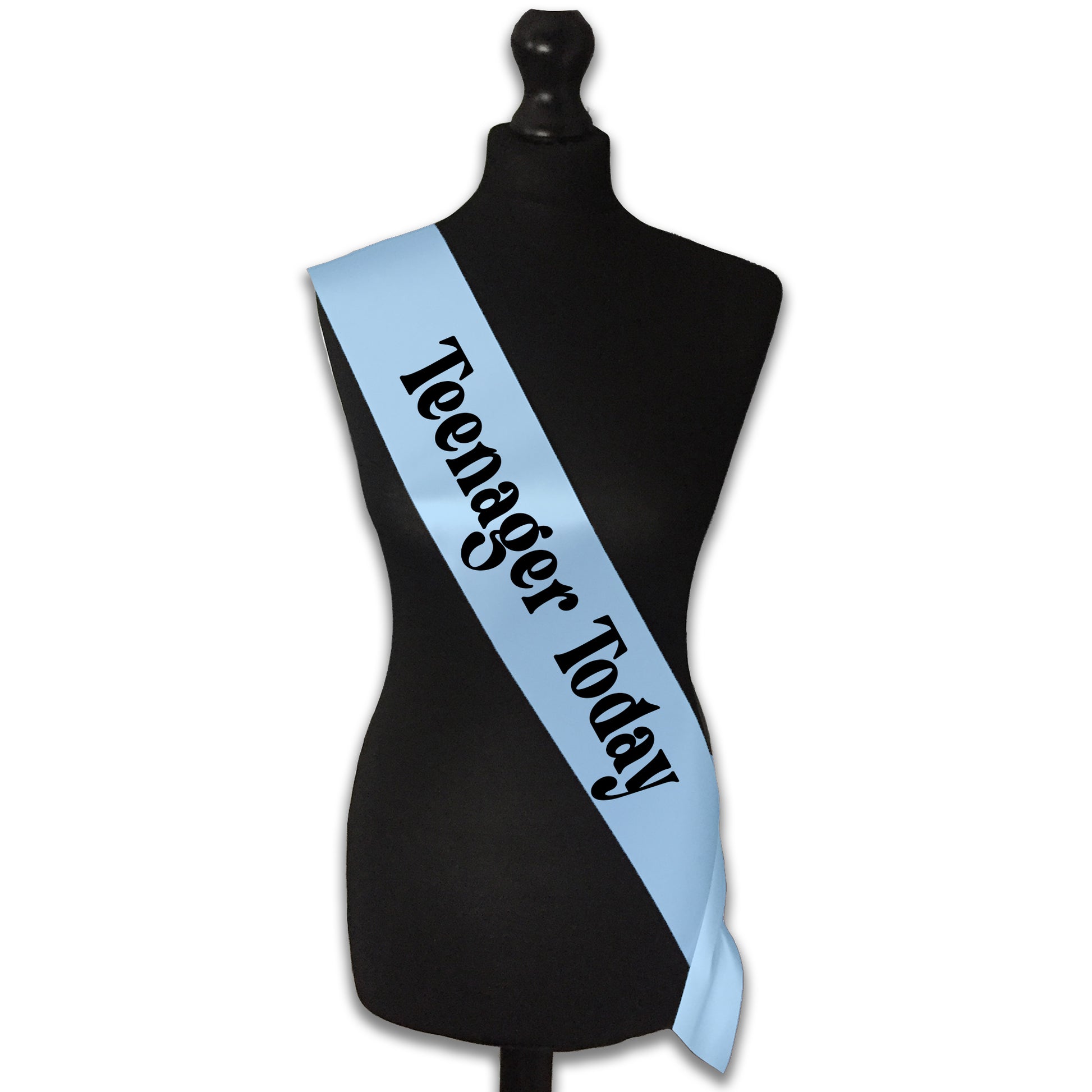 Teenager Today 13th Birthday Sash - 13th Birthday Party - Happy Thirteenth  Birthday - Teenager Today - Choose from many colours