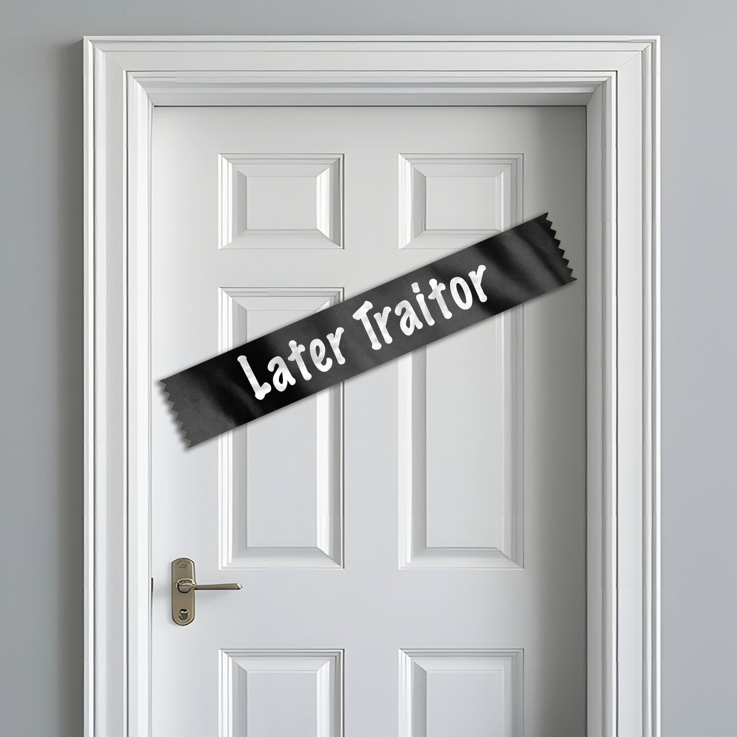 Later Traitor Sash Sorry You're Leaving Work New Job Gifts Farewell Retirement Party - Choose from many colours