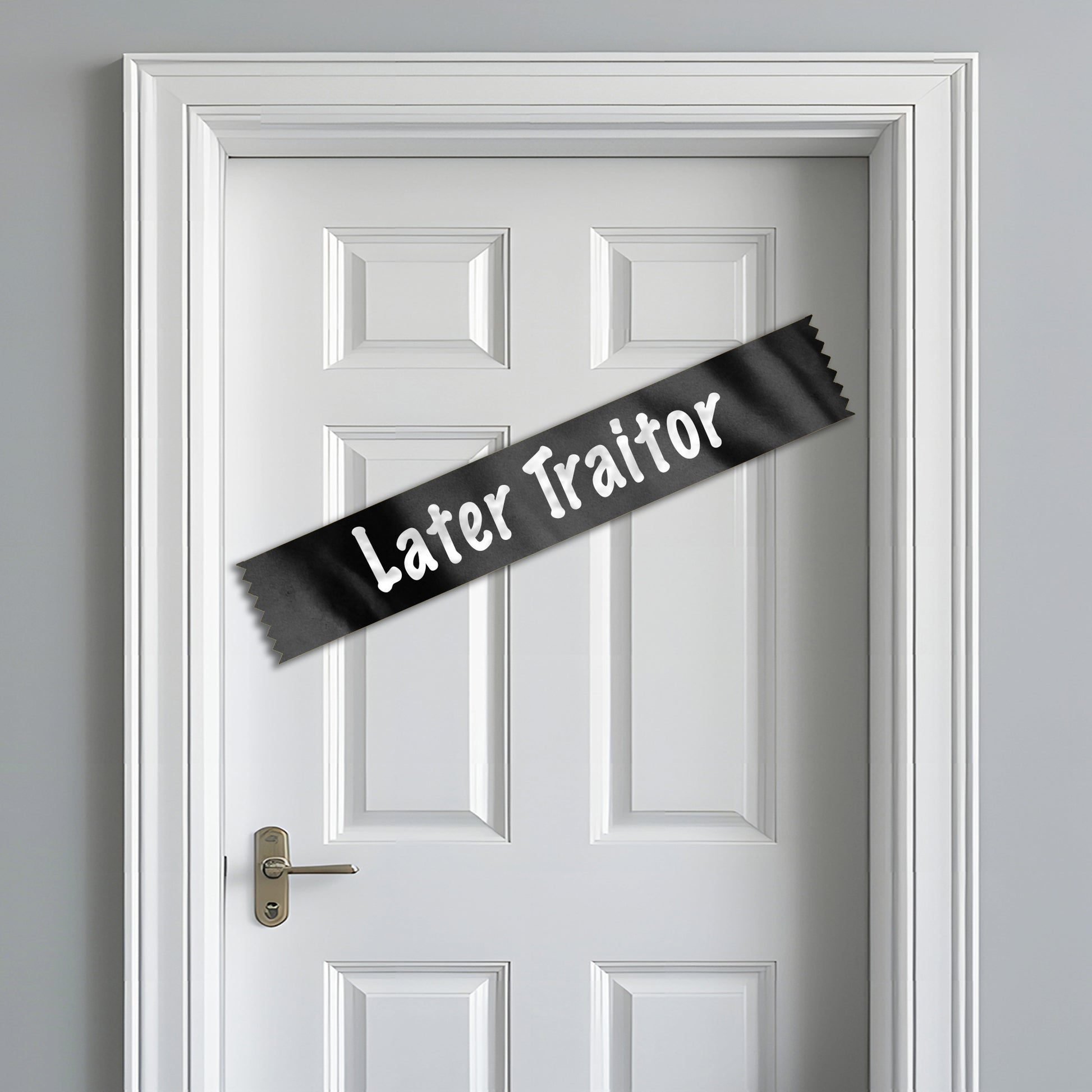 Later Traitor Sash Sorry You're Leaving Work New Job Gifts Farewell Retirement Party - Choose from many colours