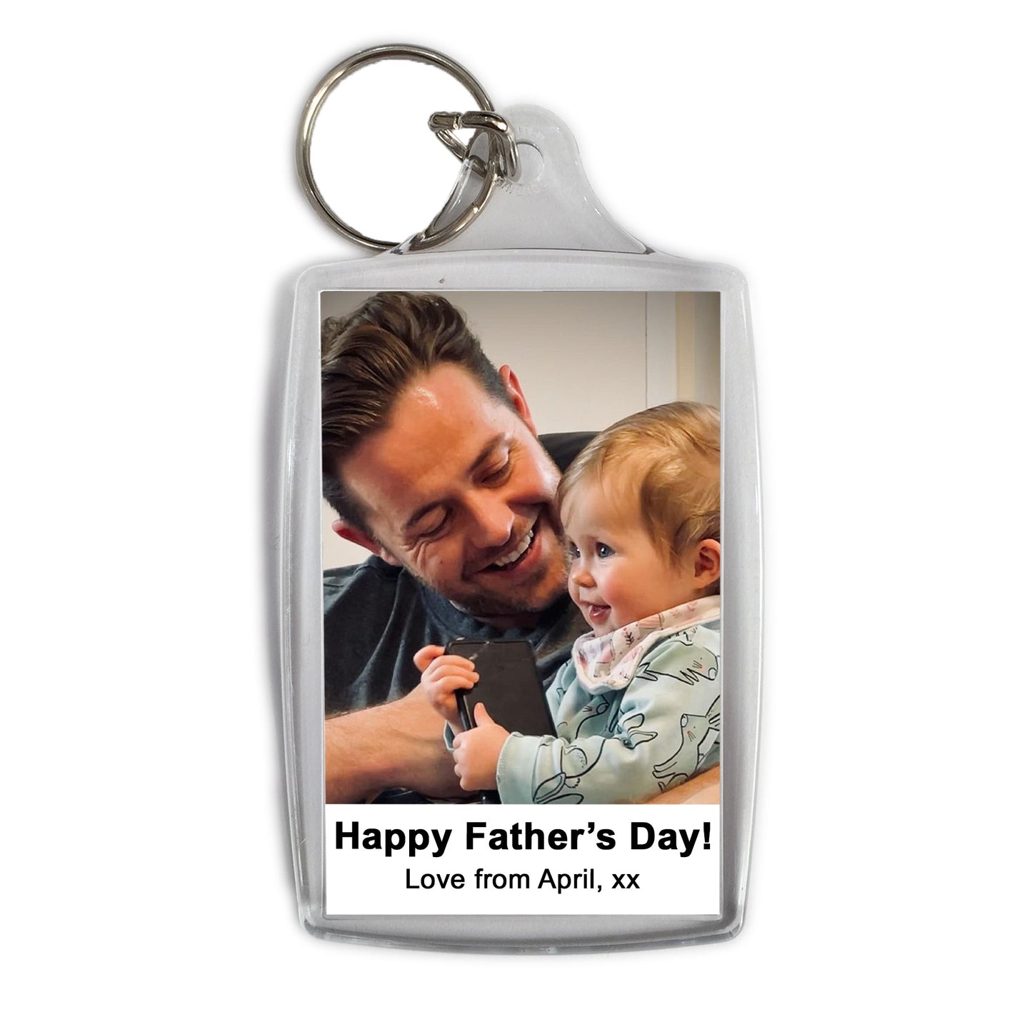 Personalised Happy Father's Day - Keyring & Magnet
