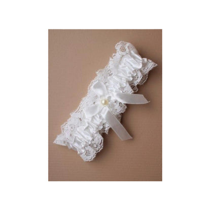 Plain Ivory Off White Bridal Garter - Wedding Garter Gift for the Bride to Be - Wedding Ideas Presents Wedding Day Hen Party Engagement