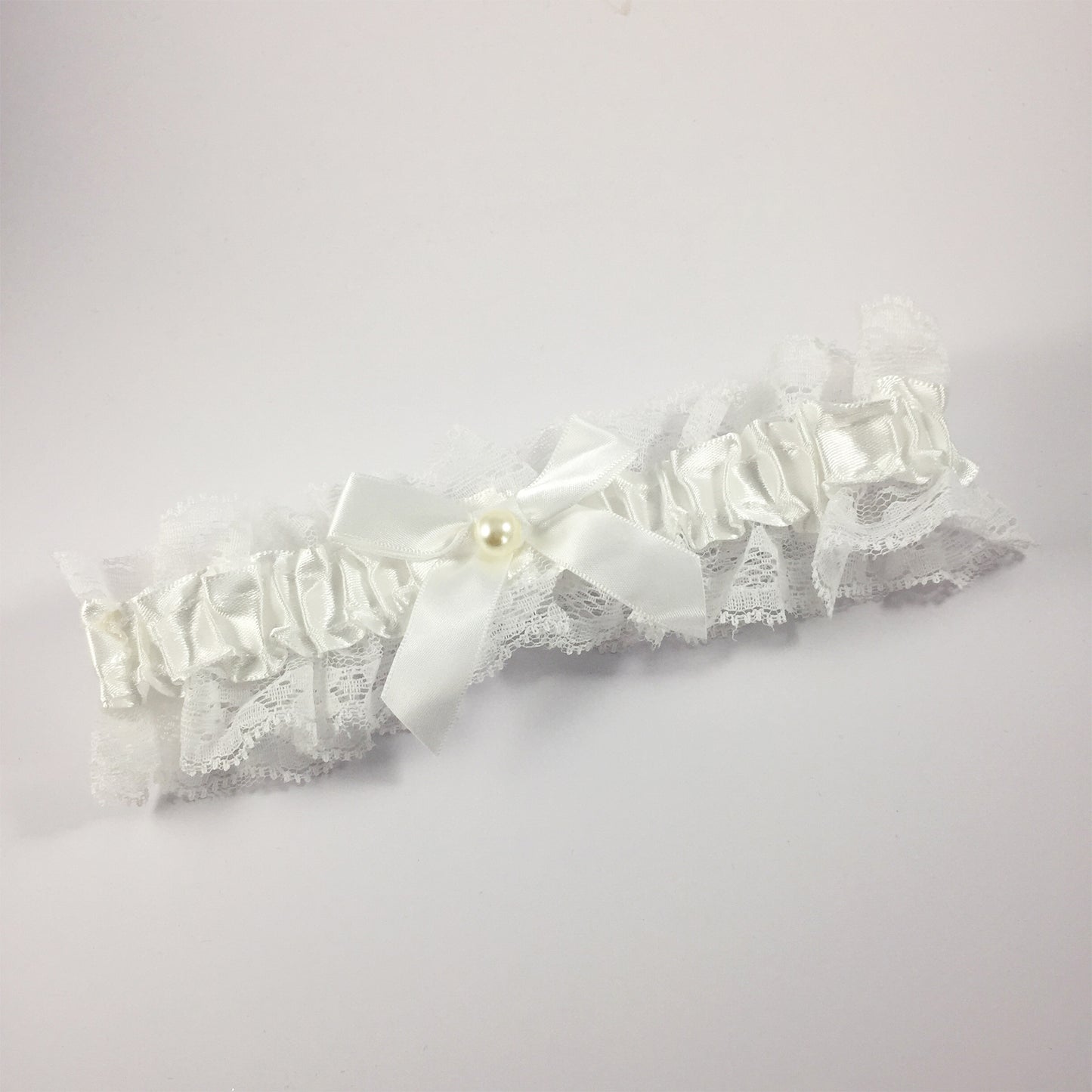 Plain Ivory Off White Bridal Garter - Wedding Garter Gift for the Bride to Be - Wedding Ideas Presents Wedding Day Hen Party Engagement