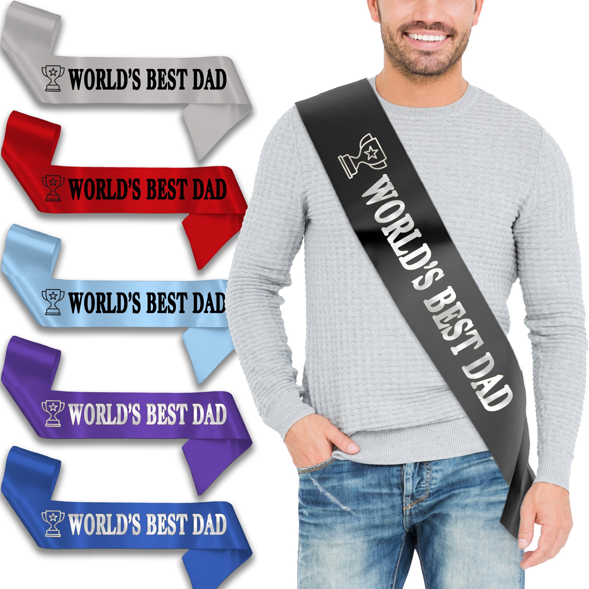 World's Best Dad Sash 