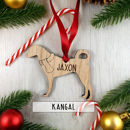 Personalised Dog Christmas Tree Decoration - Over 80+ Breeds!