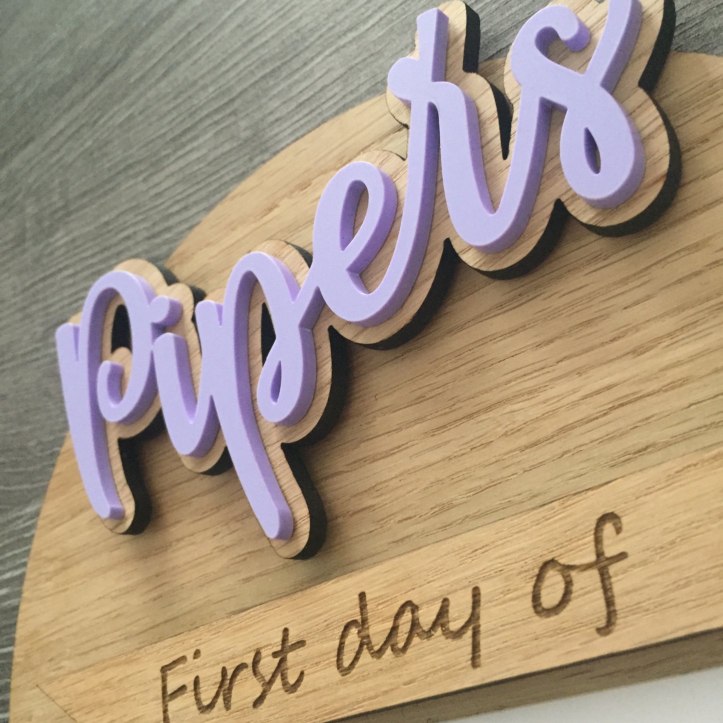 Personalised First Day of School Sign | Last Day of Nursery | Reusable Back To School Photo Prop